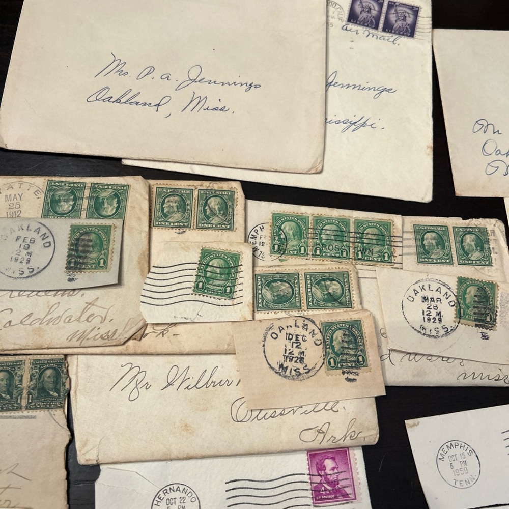 Vintage Stamped Envelopes Collection lot of 106 postmarked 1902-1960 - Picture 11 of 15